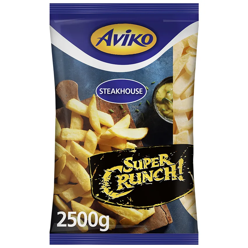 SALDĒTI FRĪ KARTUPEĻI SUPER CRUNCH STEAKHOUSE AVIKO 2,5KG