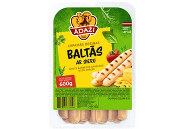 CEPAMDESIŅAS BALTĀS AR SIERU ĀDAŽI 600G