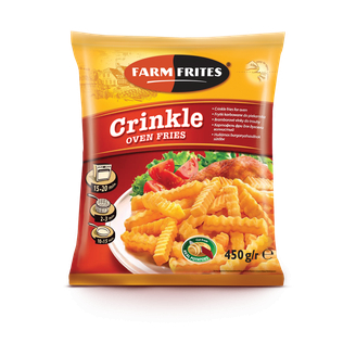 SALD. KARTUPEĻI FRĪ FARM FRITES CEPEŠKRĀSNS RIEVOTI 450G