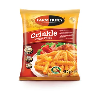 SALD. KARTUPEĻI FRĪ FARM FRITES CEPEŠKRĀSNS RIEVOTI 450G