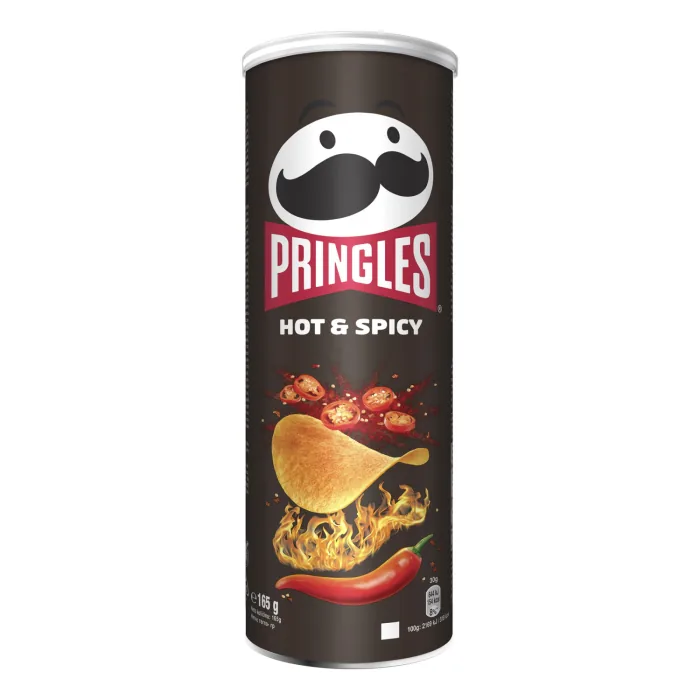 ČIPSI PRINGLES HOT & SPICY 165G