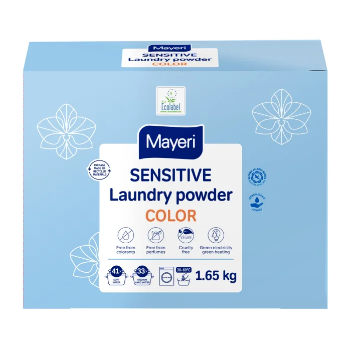 VEĻAS MAZGĀŠANAS PULVERIS MAYERI SENSITIVE COLOR 1,65KG