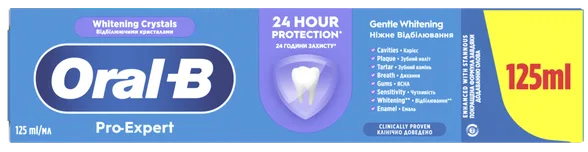 Oral-B Pro-Expert Gentle Whitening zobu pasta, 125 ml
