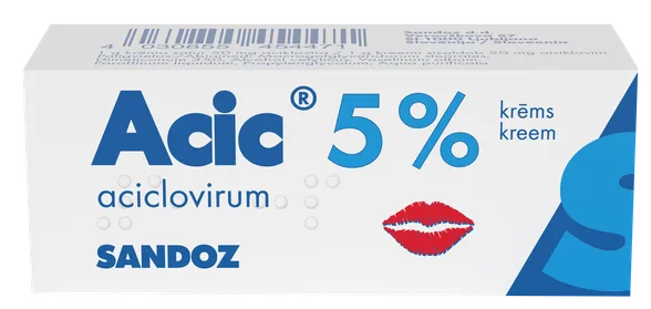 Acic 5 % krēms, 2 g