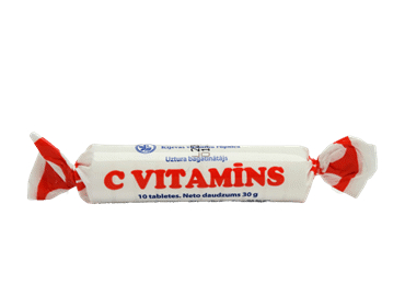 UZTURA BAGĀTINĀTĀJS C VITAMĪNS VITAMINKA C 30G