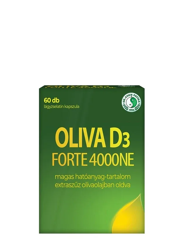 Oliva D3 forte vitamīns D 4000 iu, 60 kapsulas