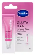 VASELINE GLUTA HYA SERUMA LŪPU BALZAMS AR TONI, ROSY PINK, 10ML