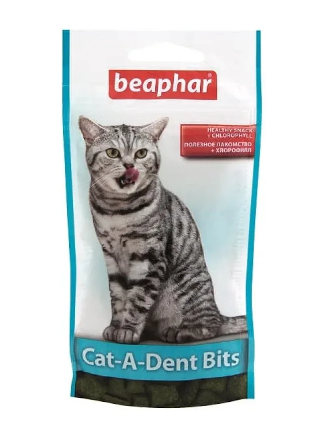 Beaphar Cat-A-Dent Bits gardums zobu tīrīšanai kaķiem, 35 g