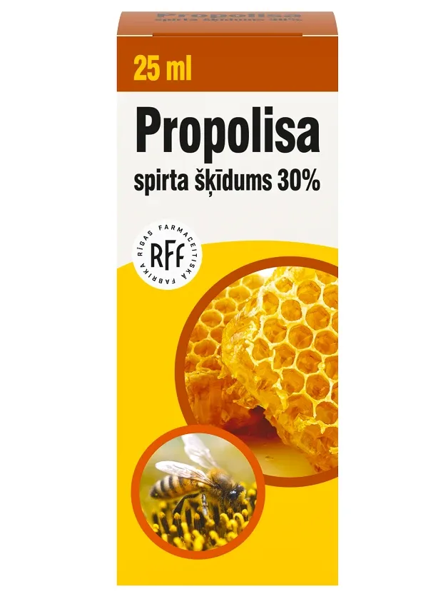Propolisa spirta šķidums, 25 ml