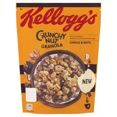 SAUSĀS BROKASTIS KELLOG'S CRUNCHY NUT GRANOLA CHOCO, 380G