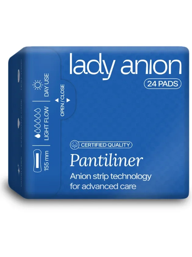 Lady Anion Pantiliner ikdienas lietošanas plānie ieliktnīši, 24 gb.