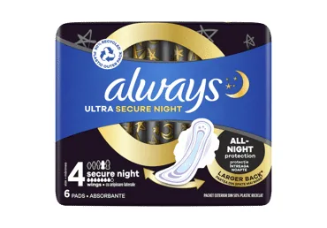 HIGIĒNISKĀS PAKETES ALWAYS ULTRA SECURE NIGHT 6GAB.