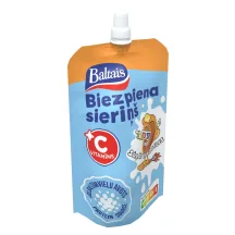 BIEZPIENA SIERIŅŠ BALTAIS SĀĻĀS KARAMELES 100G