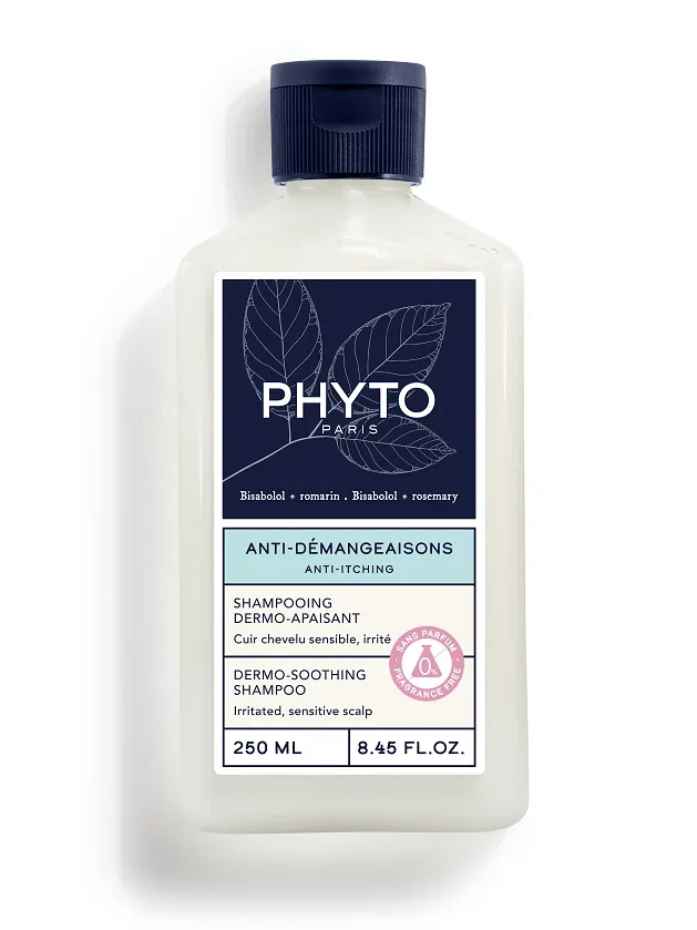 Phyto Dermo-Soothing nomierinošs šampūns sakairinātai, jutīgai galvas ādai, 250 ml
