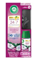 AIR WICK SMOOTH SATIN&MOON LILY AUTOMĀTISKĀ GAISA ATSVAIDZINĀTĀJA KOMPLEKTS, 250ML