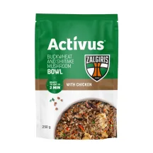 GRIĶU ĒDIENS ACTIVUS AR VISTU UN ŠITAKI SĒNĒM 250G