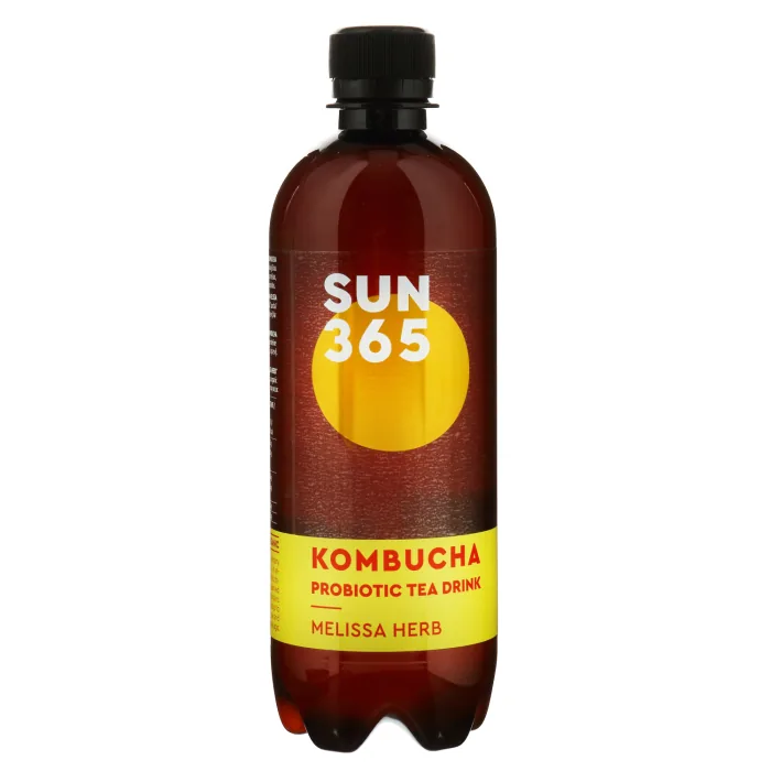 TĒJAS DZĒRIENS KOMBUCHA MELISSA HERB SUN365 BIO 0,5L