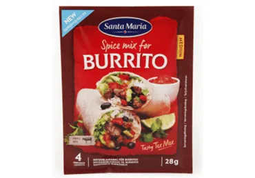GARŠVIELU MAISĪJUMS SANTA MAR.BURITO 28G