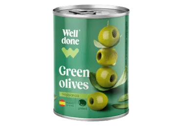 ZAĻĀS OLĪVAS BEZ KAULIŅ. WELL DONE 280G