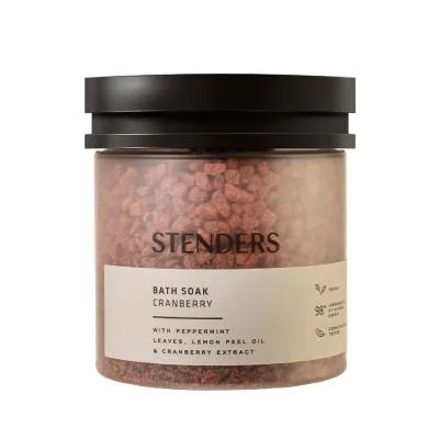 Соль для ванн Stenders клюква, 550 г
