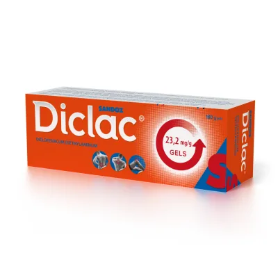 Diclac 23,2 mg/G gels 180 g