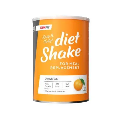 Iconfit Diet Shake ar apelsīnu garšu, pulveris 495 g