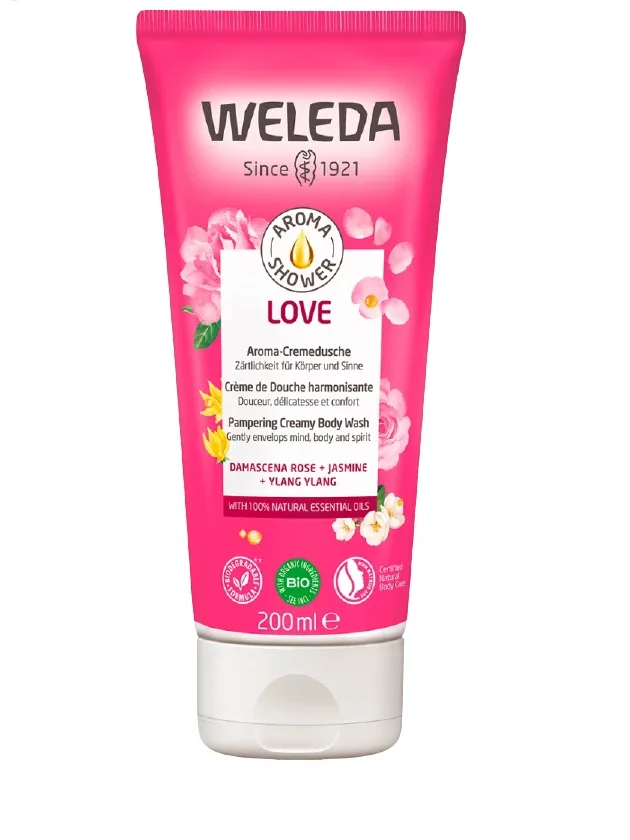 Weleda dušas krēms aroma love, 200 ml