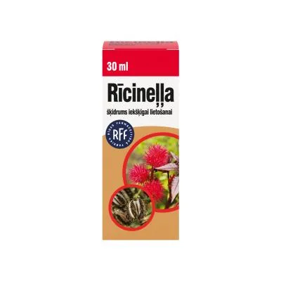 RFF rīcineļļa šķidrums iekšķīgai lietošanai 30 ml