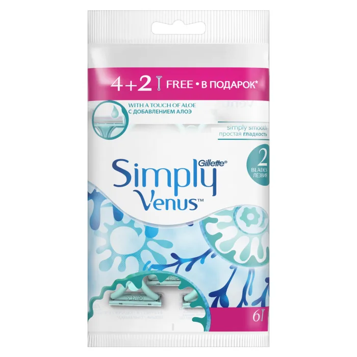 SKUVEKĻI VENUS SIMPLY 2 4+2GAB PAR BRĪVU