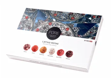 ŠOKOLĀDES TRIFEĻU KOLEKCIJA PURE CHOCOLATE 32 ROTAS 265G