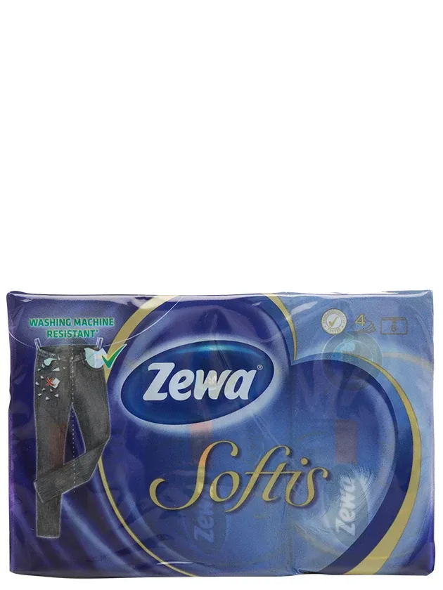 Zewa Softis salvetes, 6 paciņas