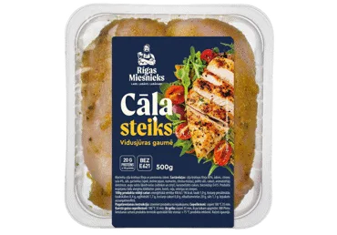 Cāļa filejas steiks vidusjūras gaumē Rīgas Miesnieks 500 g