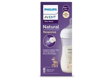BAROŠ.PUDELĪTE AVENT GIRAFFE 1M+ 260ML