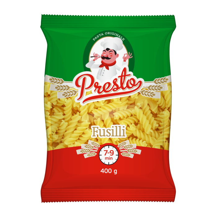 MAKARONI PRESTO FUSILLI 400G