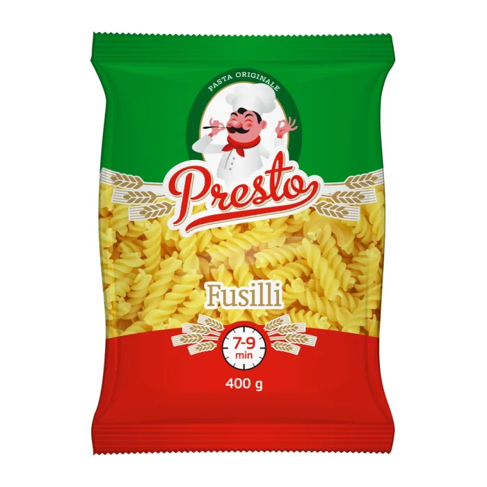 MAKARONI PRESTO FUSILLI 400G