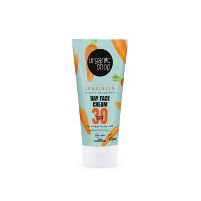 Organic Shop SPF30 dienas sejas krēms normālai un sausai ādai 50 ml