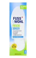 FUSS WOHL FRISCHE SOHLEN ZOLĪTES APAVIEM PĒDU SVAIGUMAM, 8PĀRI