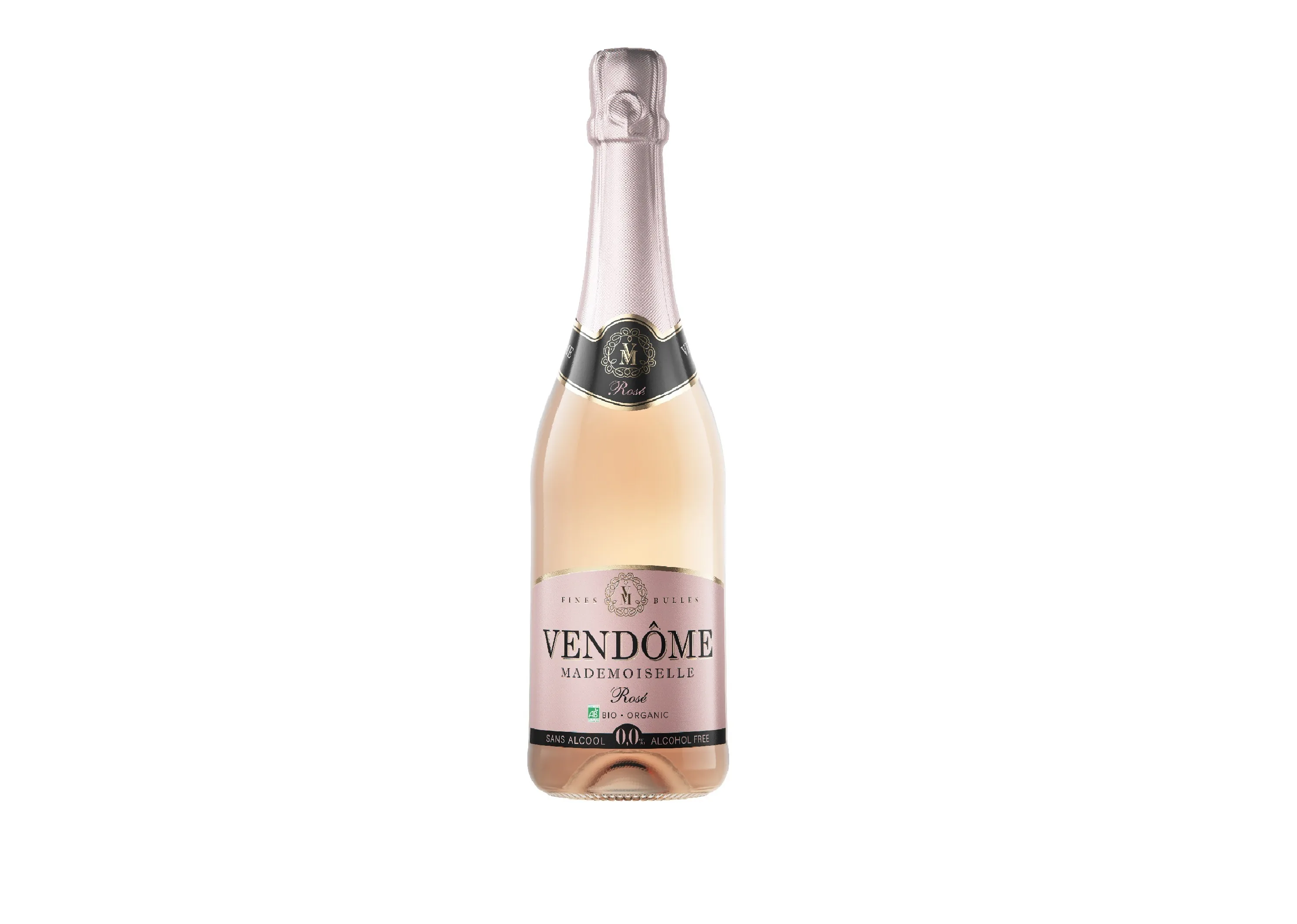 Безалкогольный игристый напиток Vendome Rose, BIO, 0,75 л