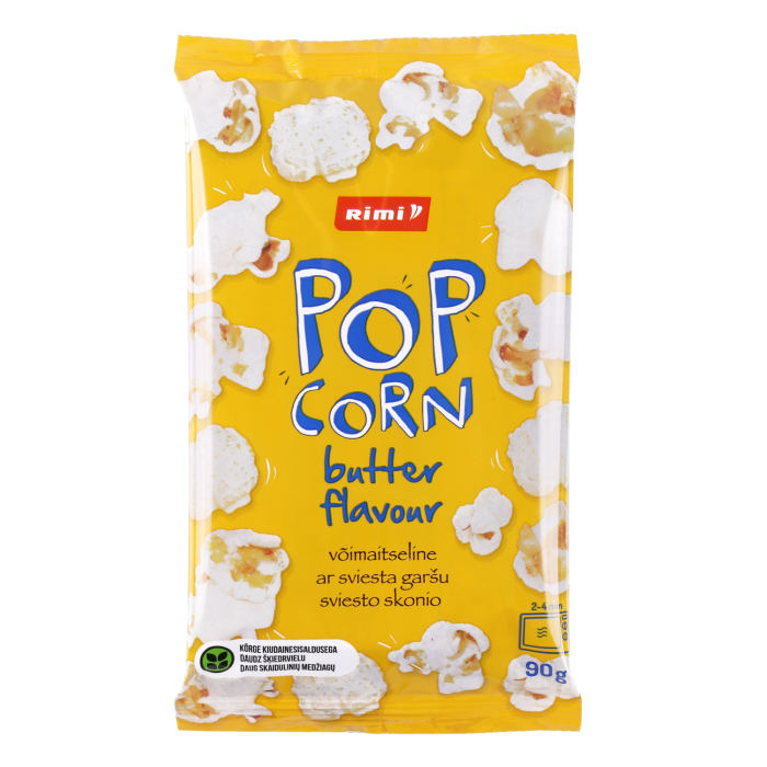 POPKORNS RIMI AR SVIESTA GARŠU 90G