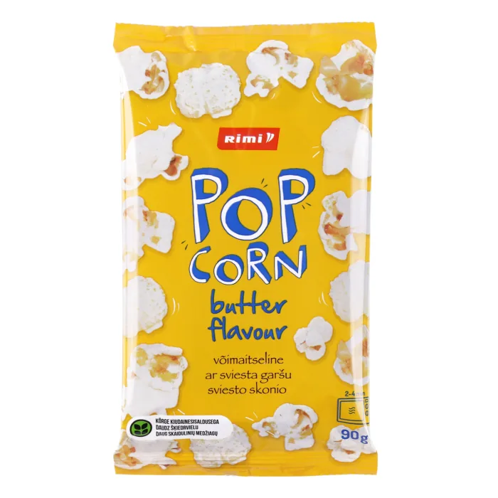 POPKORNS RIMI AR SVIESTA GARŠU 90G