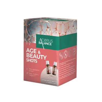Acorus Balance Age&Beauty Shots ādai, ampulas N14