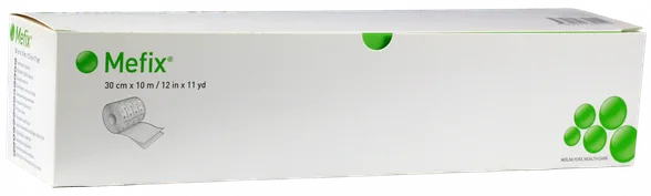Mefix 10 m X 30 cm leikoplasts rullī, 1 gab.