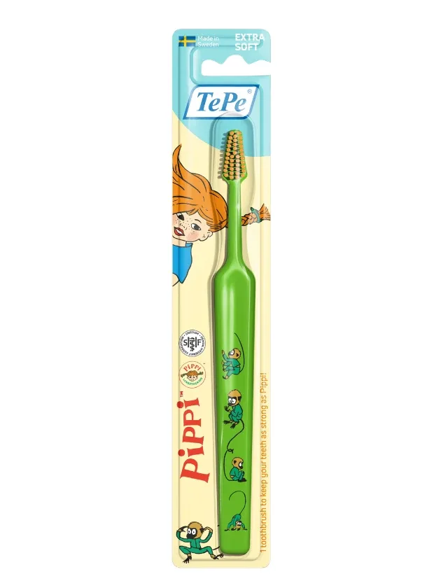 Tepe Kids Pippi zobu birste, īpaši mīksta (no 3 gadu vecuma), 1 gb.