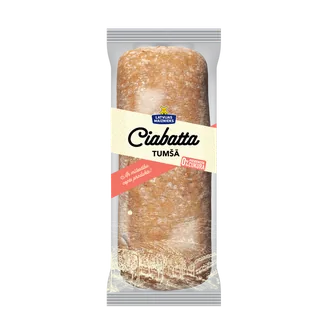 CIABATTA LATVIJAS MAIZNIEKS TUMŠĀ 250G
