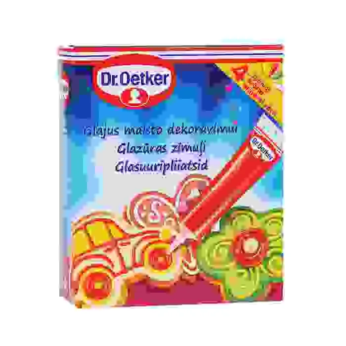 DESERTA DEKORATĪVIE GLAZŪRAS ZĪMUĻI DR.OETKER 76G