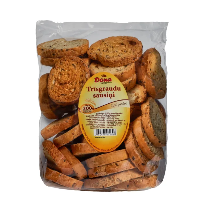 SAUSIŅI DONA TRĪSGRAUDU 300G