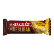 MUSLI BATONIŅŠ HERKULESS AR ŠOKOLĀDI UN BANĀNIEM 25G