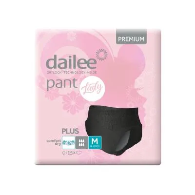 Dailee Pant Premium Plus lady higiēniskās biksītes melnas M (80-120 cm) N15