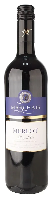 Sarkanvīns Denis Marchais Merlot, sauss, 13%-14%, 0,75 l