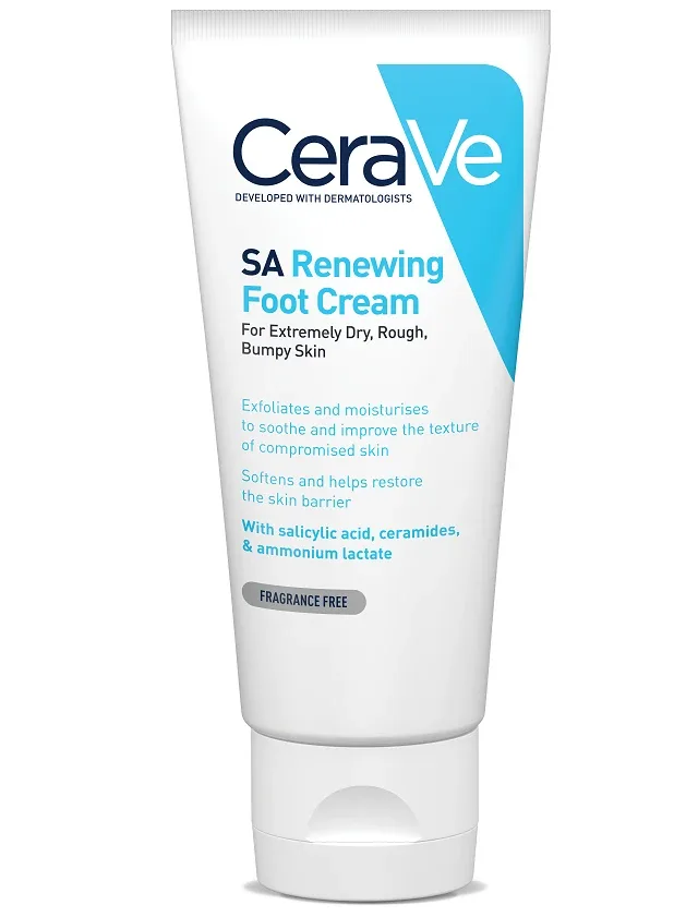 Cerave Sa atjaunojošs krēms ar keramīdiem ļoti sausas pēdu ādas kopšanai, 88 ml